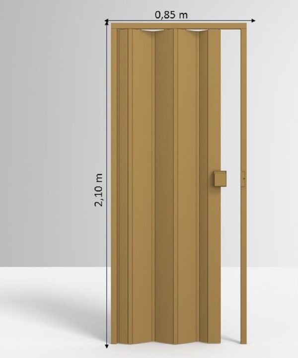 Porta Sanfonada Std Cerejeira Liso 085x210