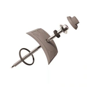 Kit Vedacao E Fixacao Colonial Cinza 10 Un