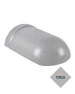 Fechamento De Cumeeira Pvc Colonial Cinza
