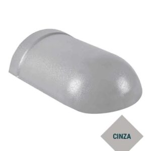 Fechamento De Cumeeira Pvc Colonial Cinza