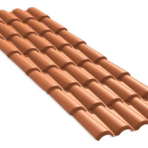 Telha Pvc Colonial Cerâmica 394 Cm X 86 Cm